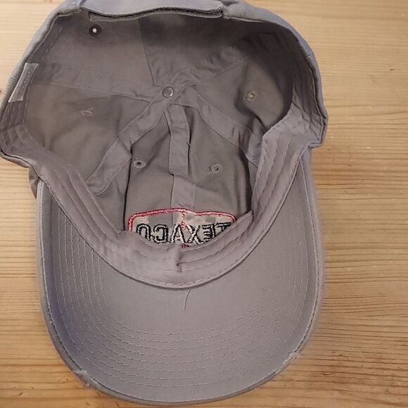 Gray baseball cap hap distressed Texaco Logo - Picture 3 of 4
